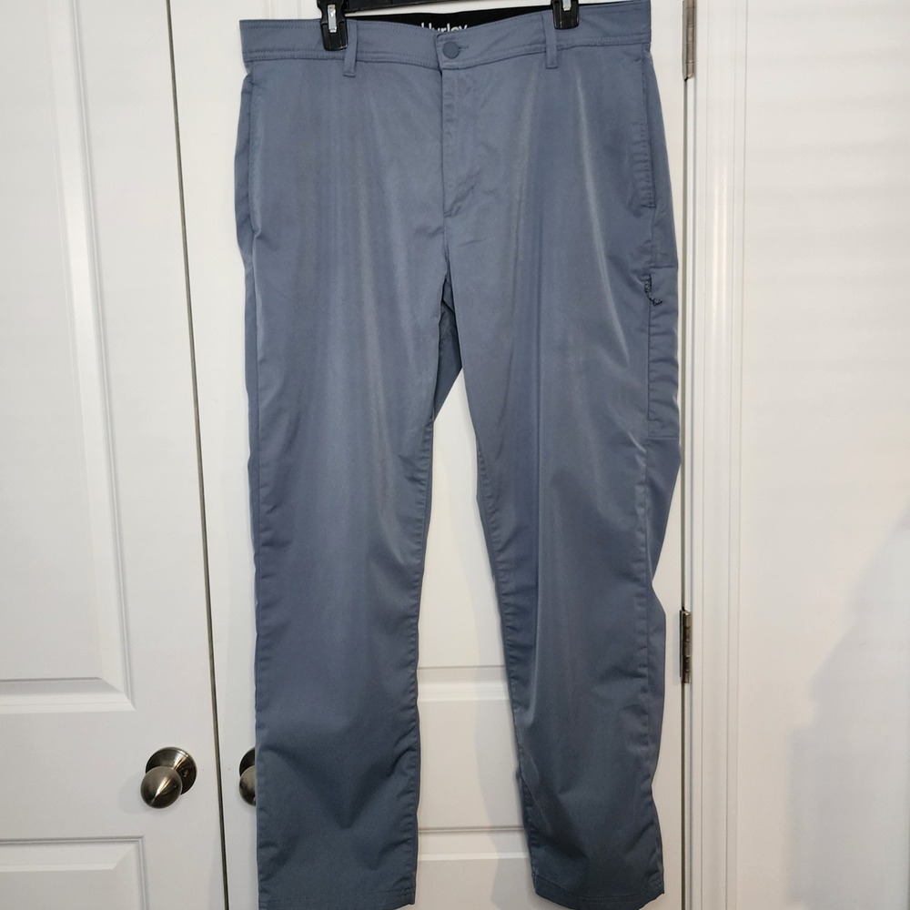 Hurley Hybrid Chino Pants Stretch Lightweight Comfort Size 38